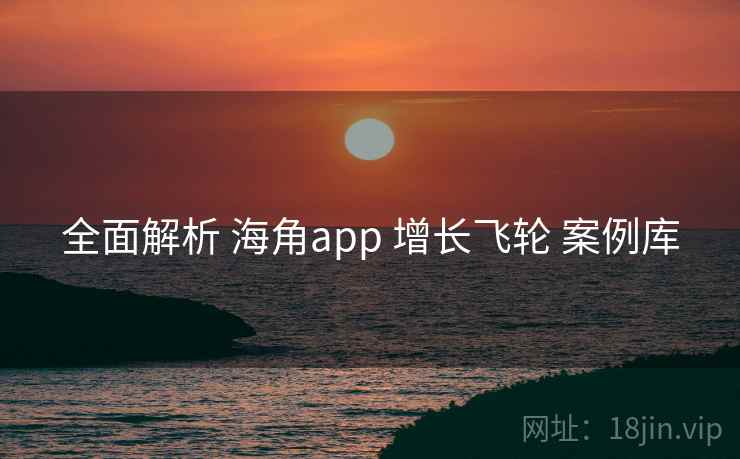 全面解析 海角app 增长飞轮 案例库  第2张