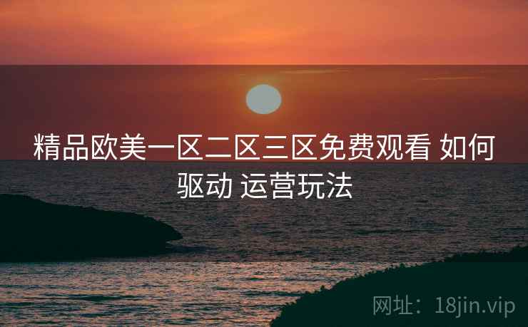 精品欧美一区二区三区免费观看 如何驱动 运营玩法  第2张