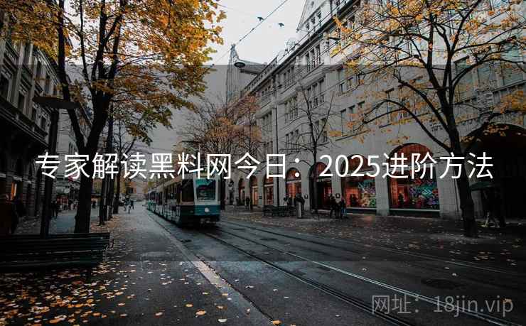专家解读黑料网今日：2025进阶方法  第1张