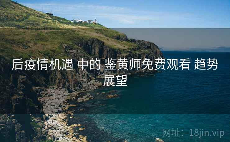 后疫情机遇 中的 鉴黄师免费观看 趋势展望  第1张